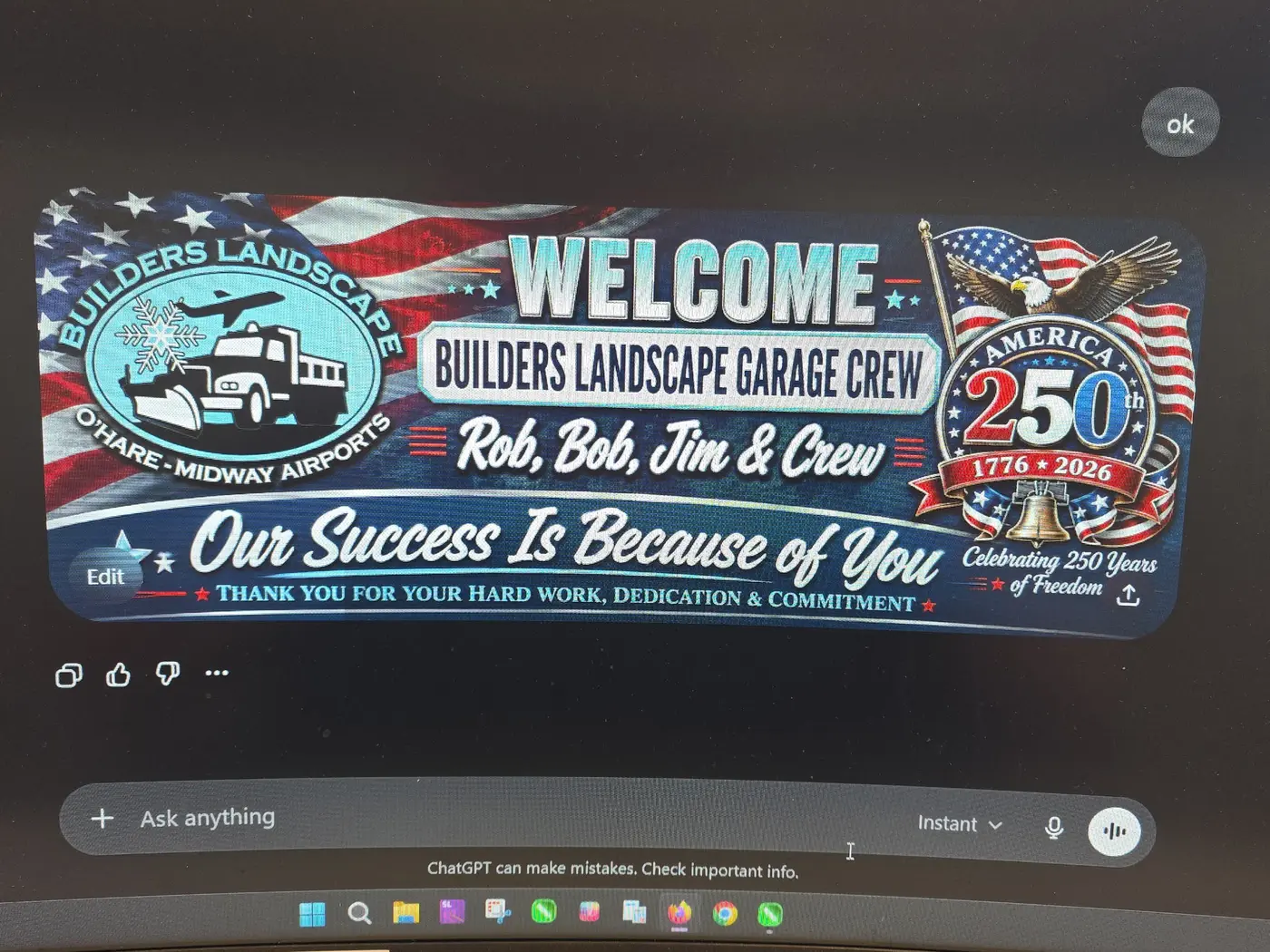 Custom full-color business banner