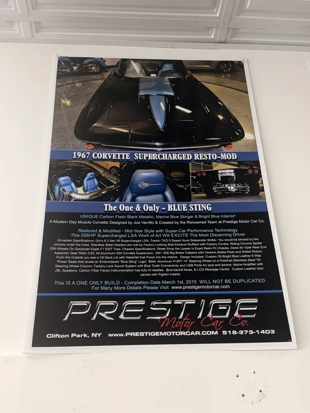 Custom printed business piece