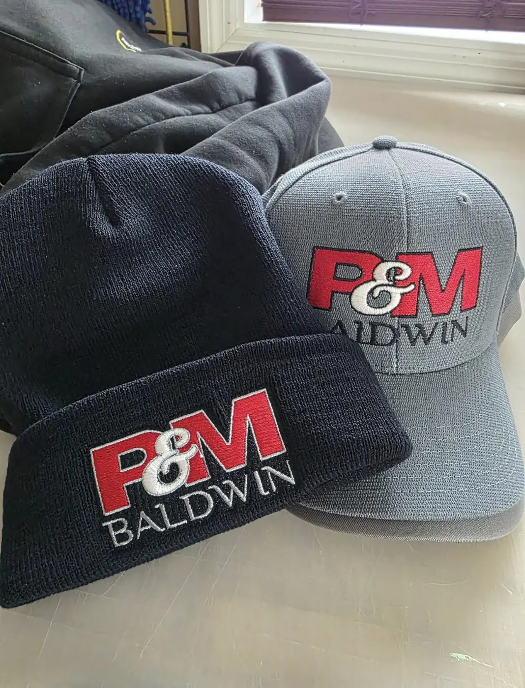 Custom embroidered hats